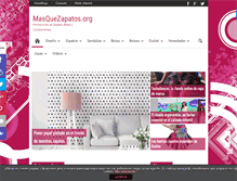 Tablet Screenshot of masquezapatos.org